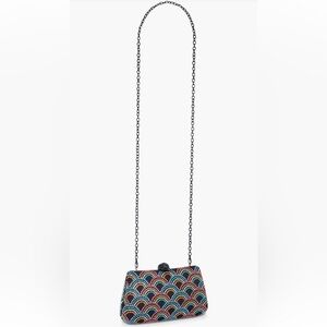 Kurt Geiger London Rainbow Crystal Clutch
